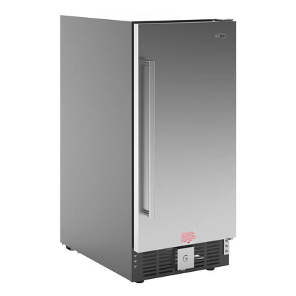 Small Stainless Steel Built-In Refrigerator and Beverage Cooler, 3 cu. ft. 15 In.