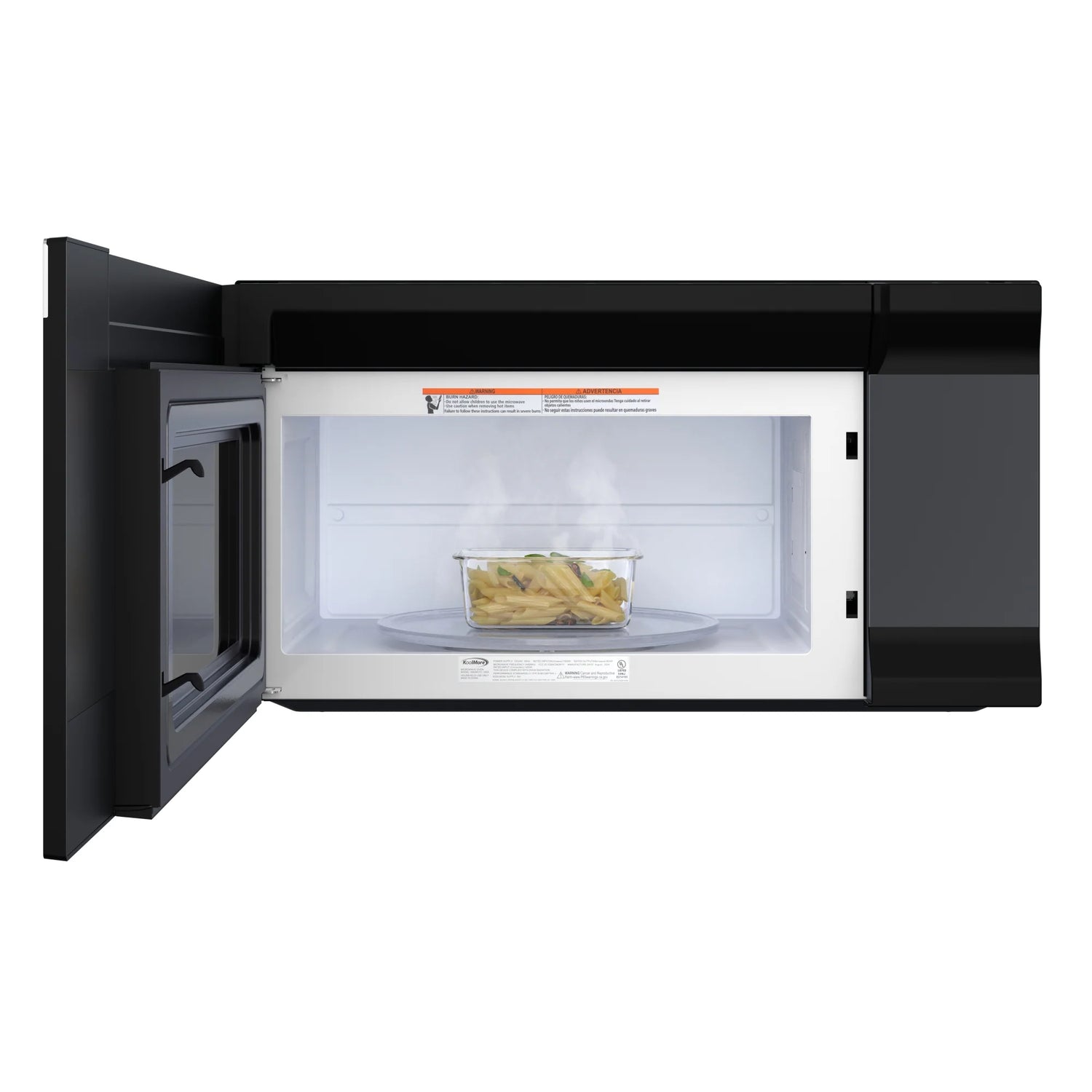 Over-the-Range Microwave Oven in Black, 30 in. 1.6 cu.ft.