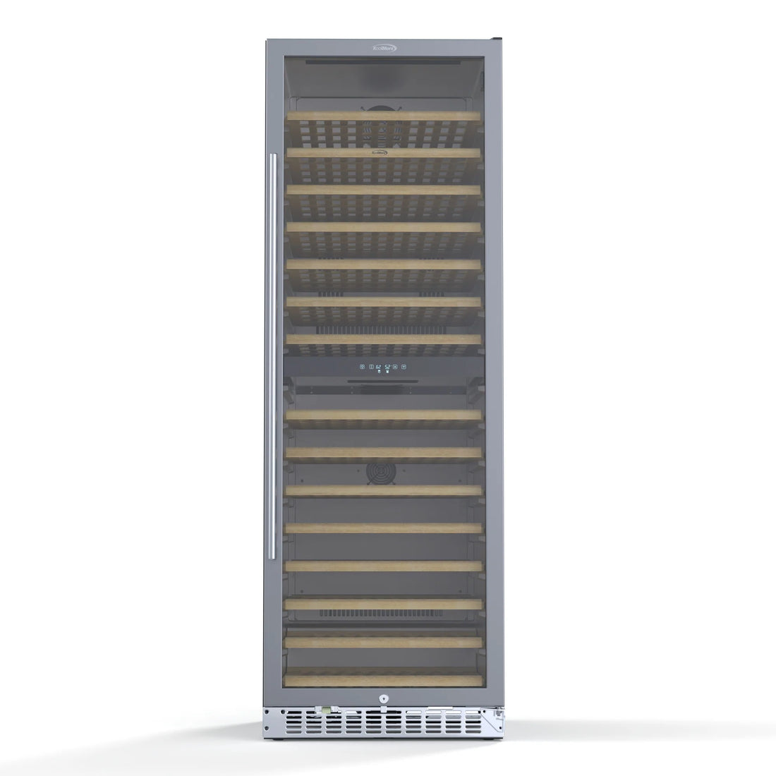 Dual Zone, Full Glass Door, Wine Cooler Refrigerator, Freestanding or Built-In Unit, 23 in, 15.1 cu ft.