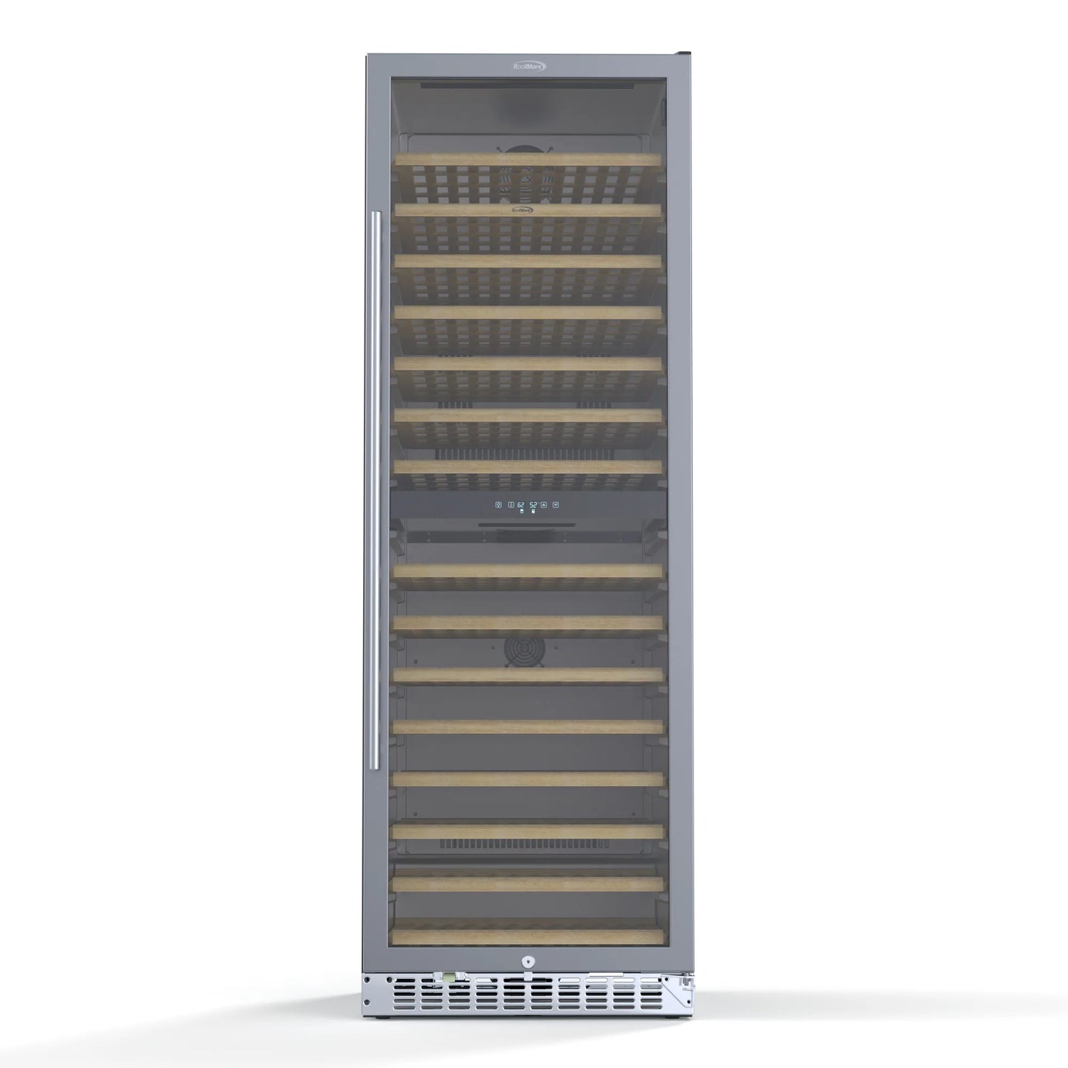 Dual Zone, Full Glass Door, Wine Cooler Refrigerator, Freestanding or Built-In Unit, 23 in, 15.1 cu ft.