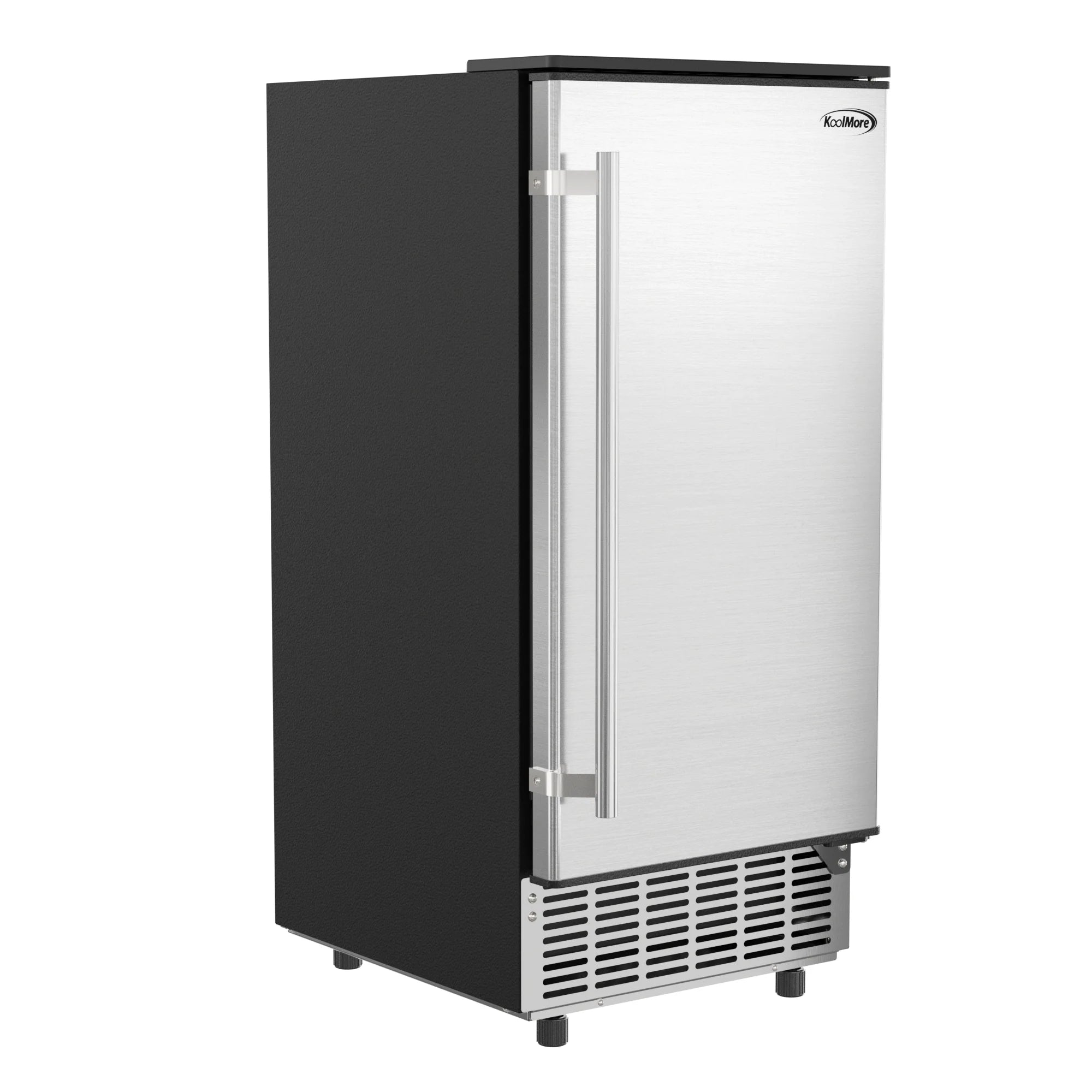 Stainless-Steel Built-In/Free-Standing Ice Maker, 75lbs/24h, 15 In.
