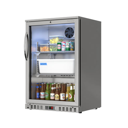 One-Door Back Bar Refrigerator - 4.1 Cu Ft. 24 In.