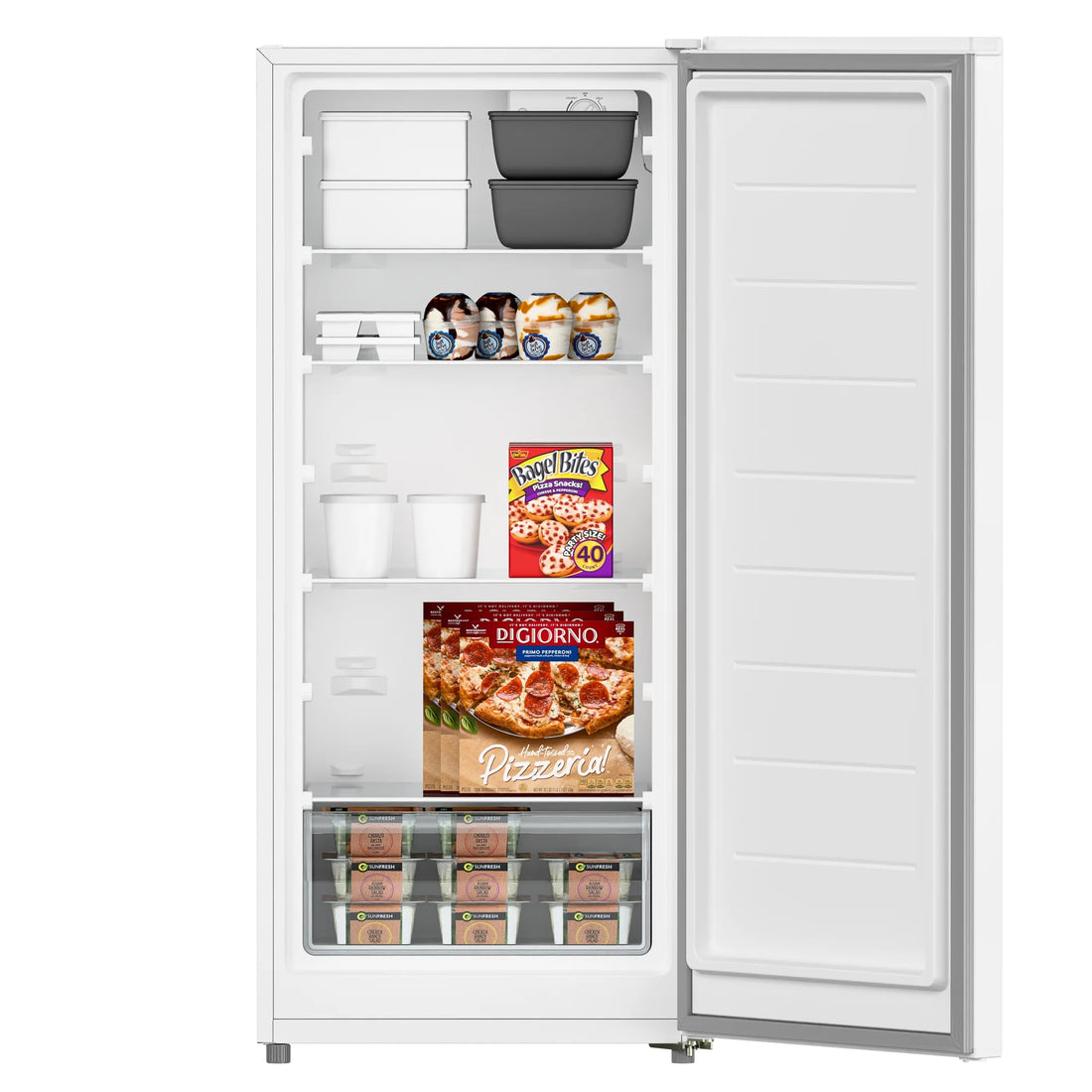 Convertible Garage Ready Upright Freezer/Refrigerator in White, 7 cu. ft.