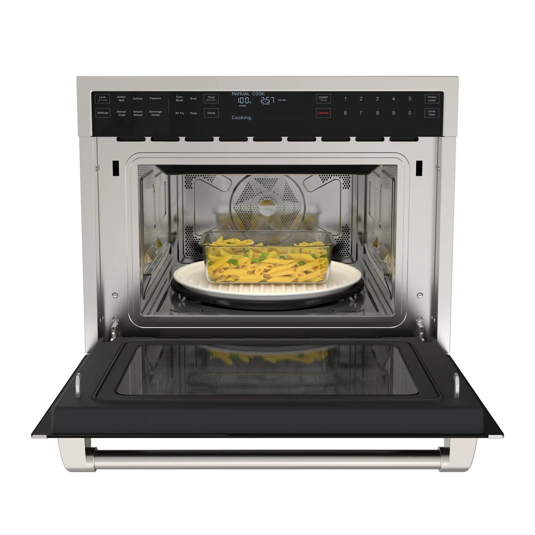 KoolMore Reserve 24 in. Built-In Microwave Convection Oven with Air Fry, 3-in-1 Combo, Sensor Cook, Soft-Close Door, 1.6 cu. ft. in Stainless Steel