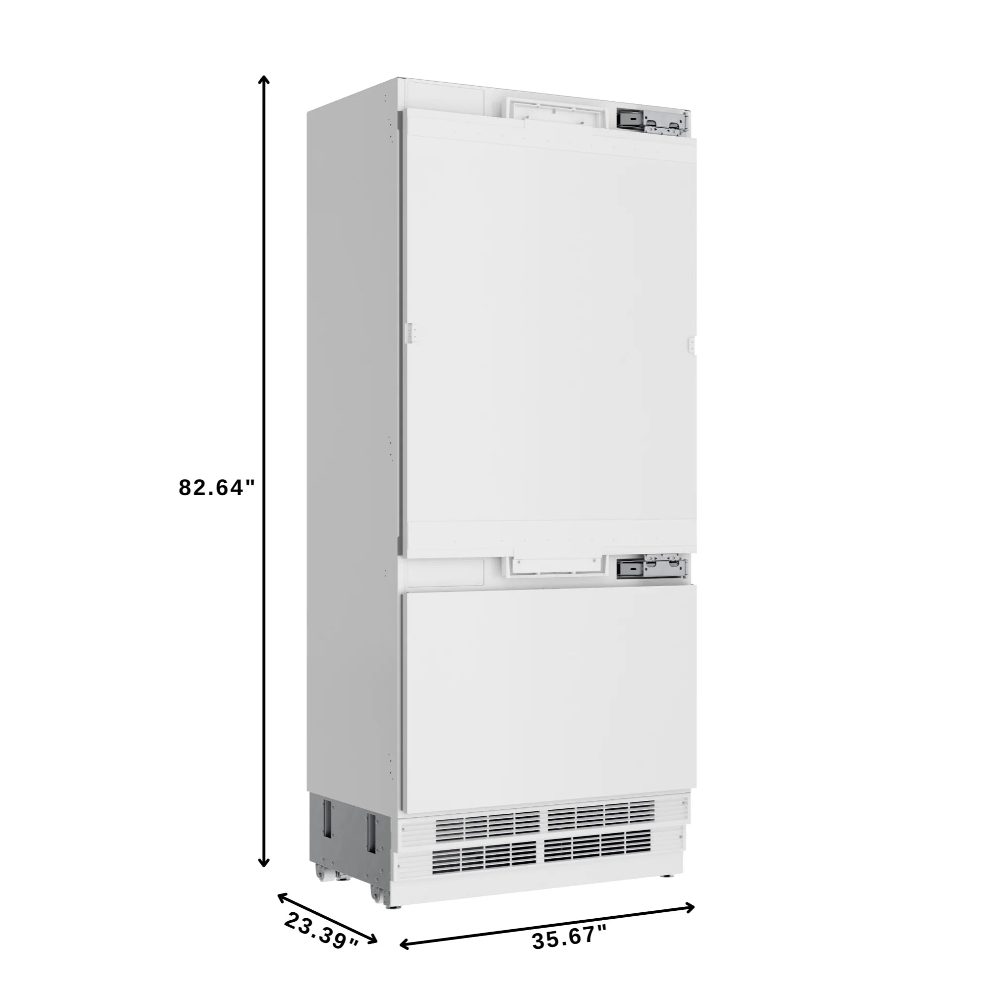 KoolMore Reserve 36 in. Panel Ready Refrigerator and Freezer with Ice maker and Water dispenser, Frost Free, 19.7 Cu. Ft.