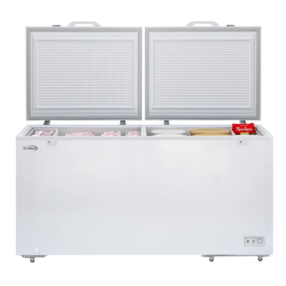 Commercial Chest Freezer, 30 Cu. Ft. in White, ETL Listed, 79 In.