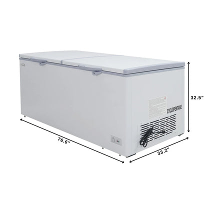 Commercial Chest Freezer, 77 In. 24 cu ft.