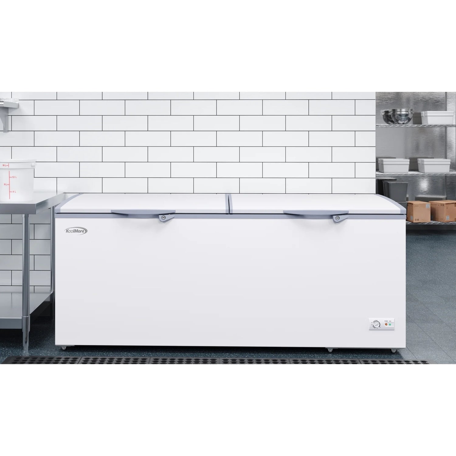 Commercial Chest Freezer, 77 In. 24 cu ft.