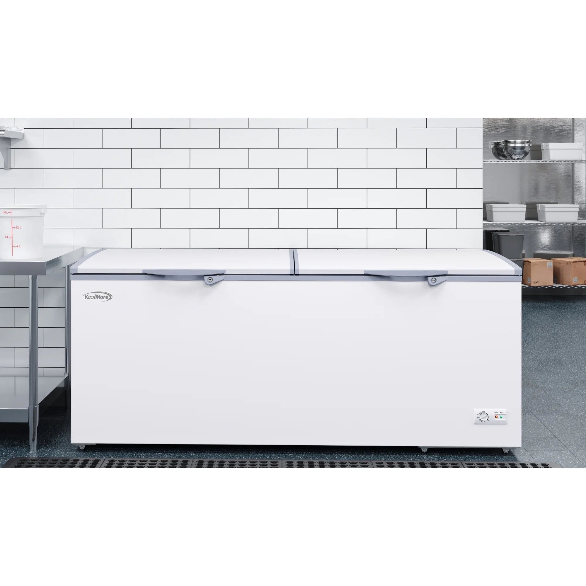 Commercial Chest Freezer, 77 In. 24 cu ft.
