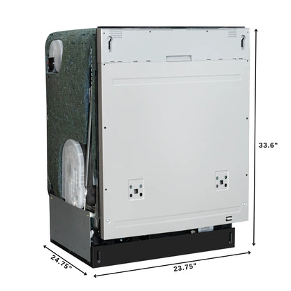 Panel Ready 14 Place Settings 45 DB Dishwasher in Stainless-Steel, 24 In.