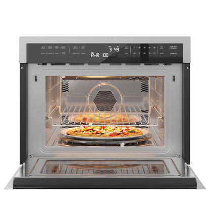 Stainless Steel Convection Oven with Microwave, 24 In.