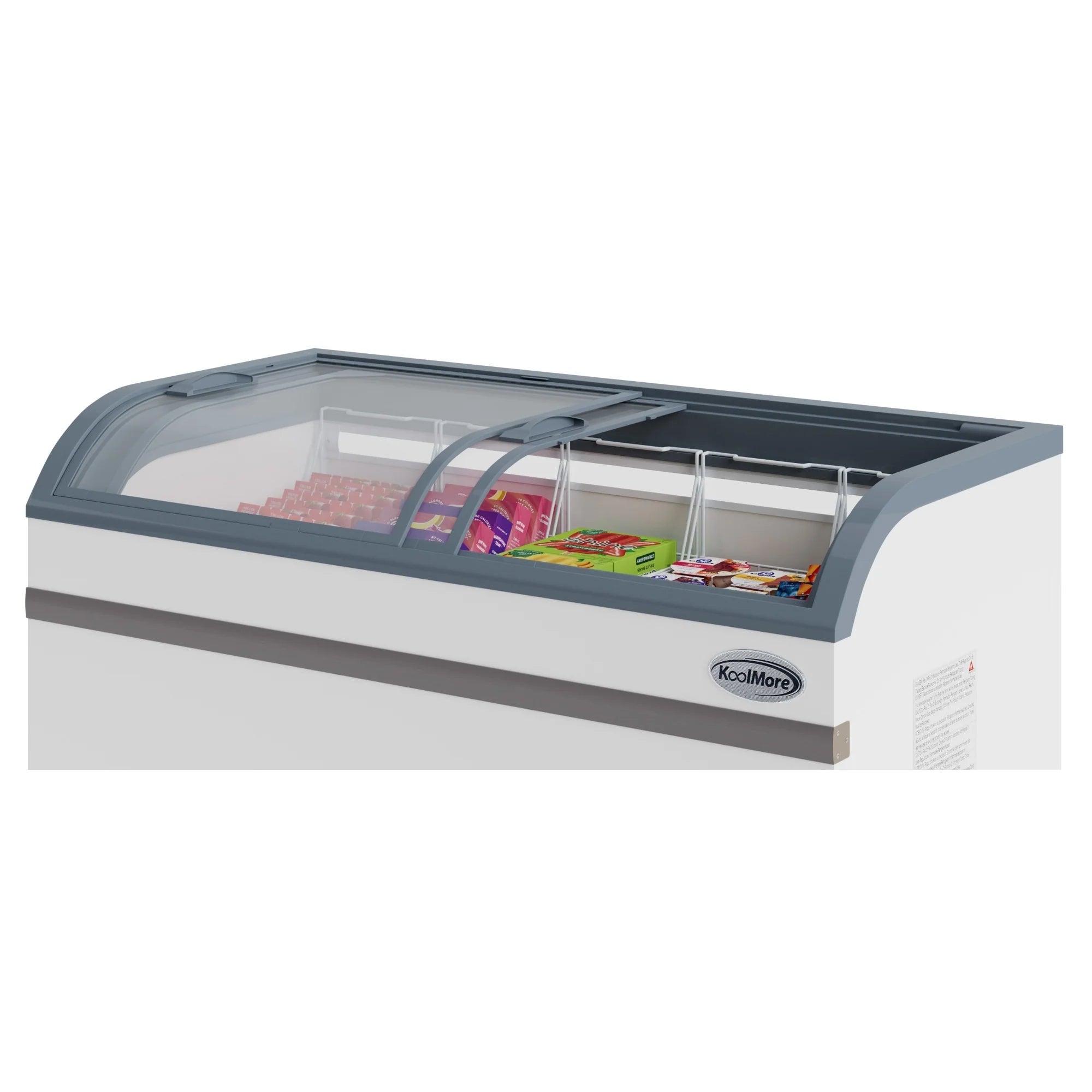 Manual Defrost Island Chest Freezer in White, 58 In. 14 cu. ft.