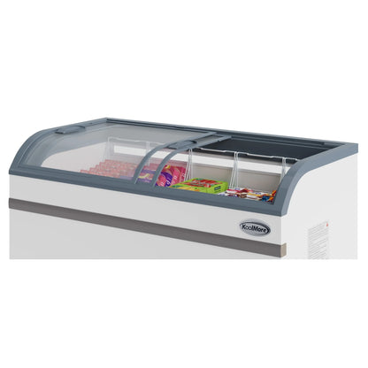 Manual Defrost Island Chest Freezer in White, 58 In. 14 cu. ft.