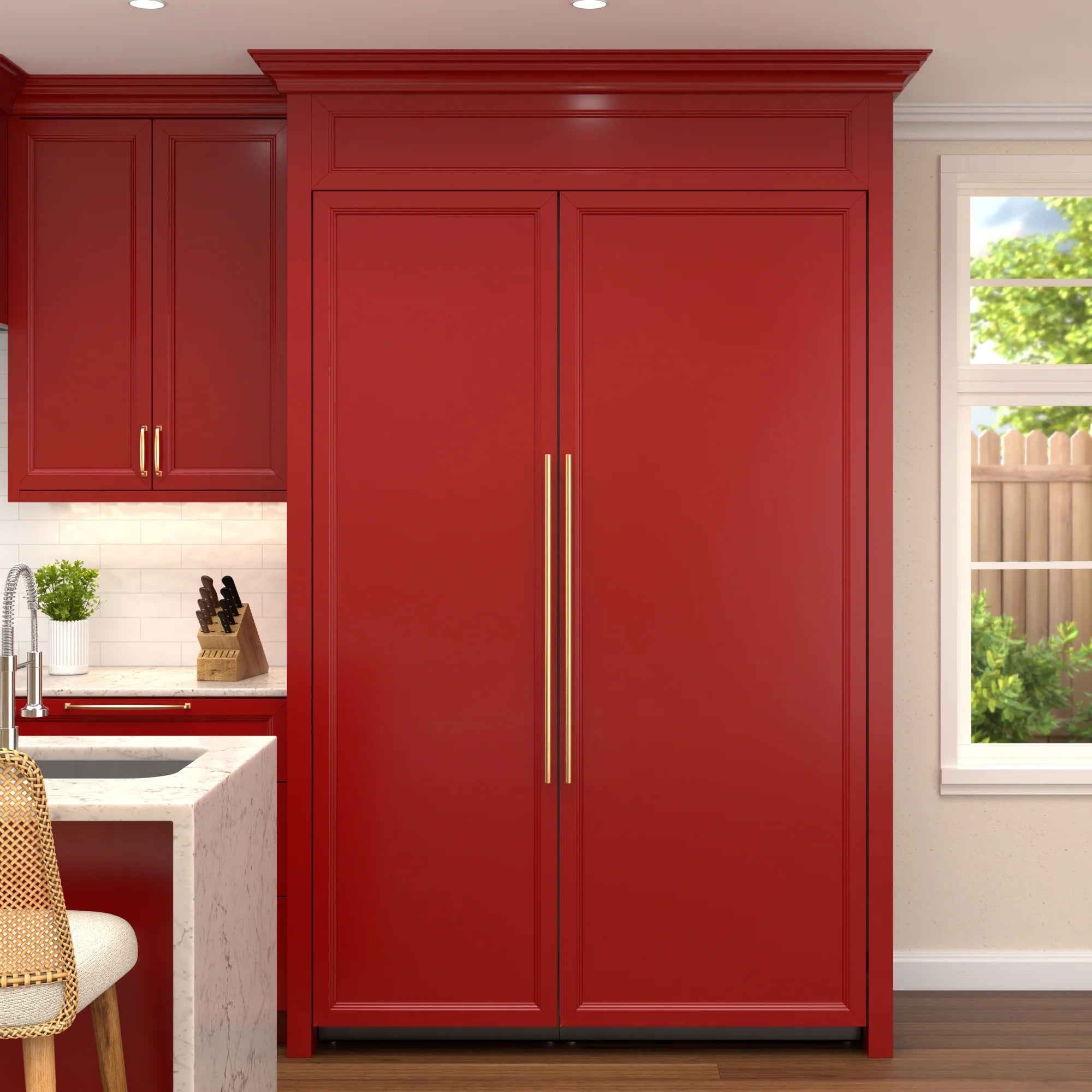 KoolMore Reserve Panel Ready Column 30 in. Refrigerator and 24 in. Freezer Combo with Water and Ice Dispenser, Frost Free, ETL Listed, Energy Star