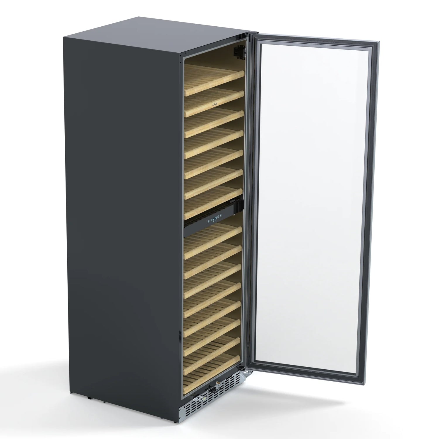 Dual Zone, Full Glass Door, Wine Cooler Refrigerator, Freestanding or Built-In Unit, 23 in, 15.1 cu ft.
