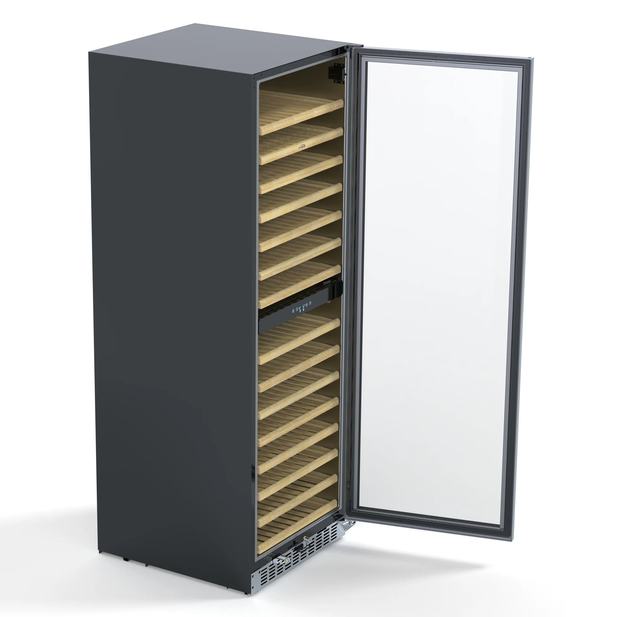 Dual Zone, Full Glass Door, Wine Cooler Refrigerator, Freestanding or Built-In Unit, 23 in, 15.1 cu ft.