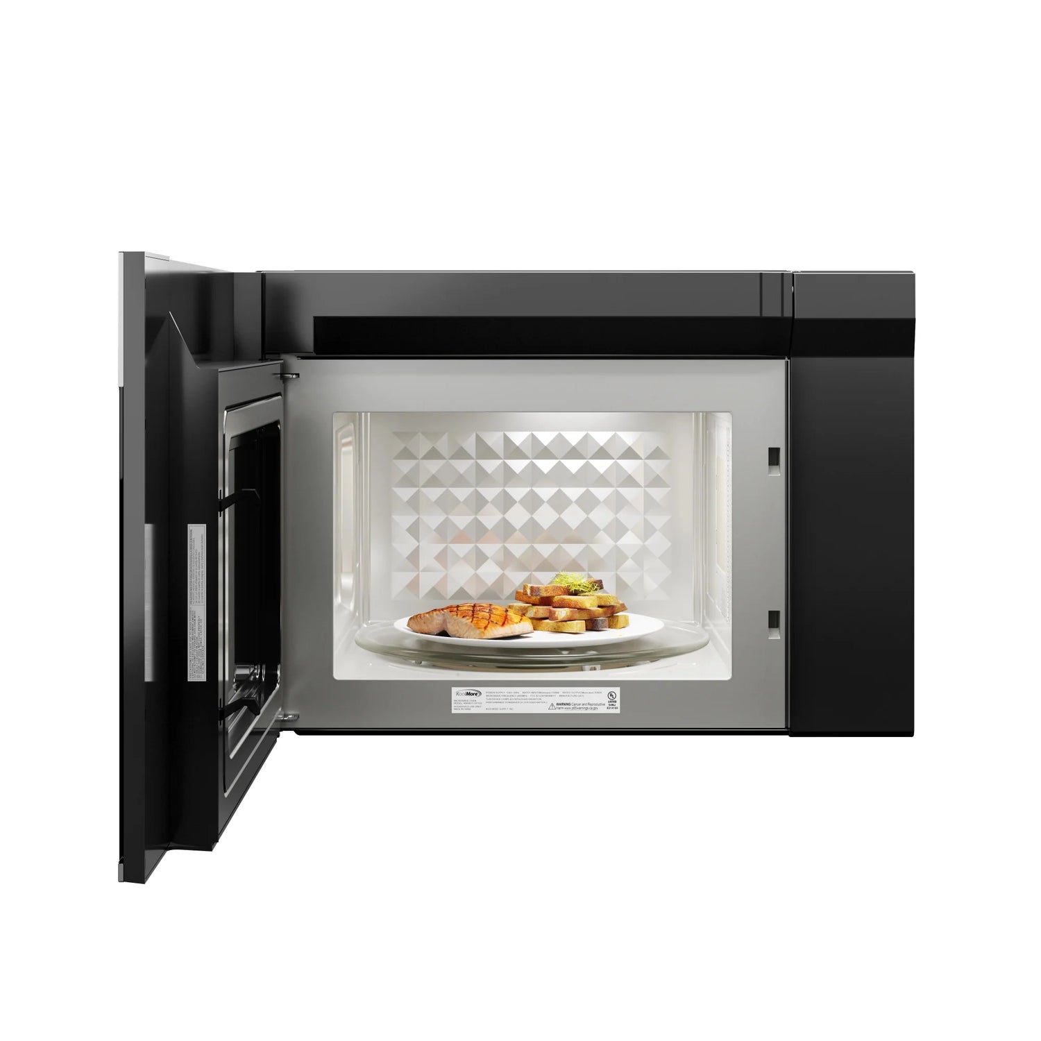 Over the Range Stainless Steel Microwave, 300 CFM, One Panel, 1.3 cu. ft.