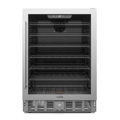 Stainless Steel, Built-In Refrigerator and Beverage Cooler, 5 Cu. ft. 23.4 In.