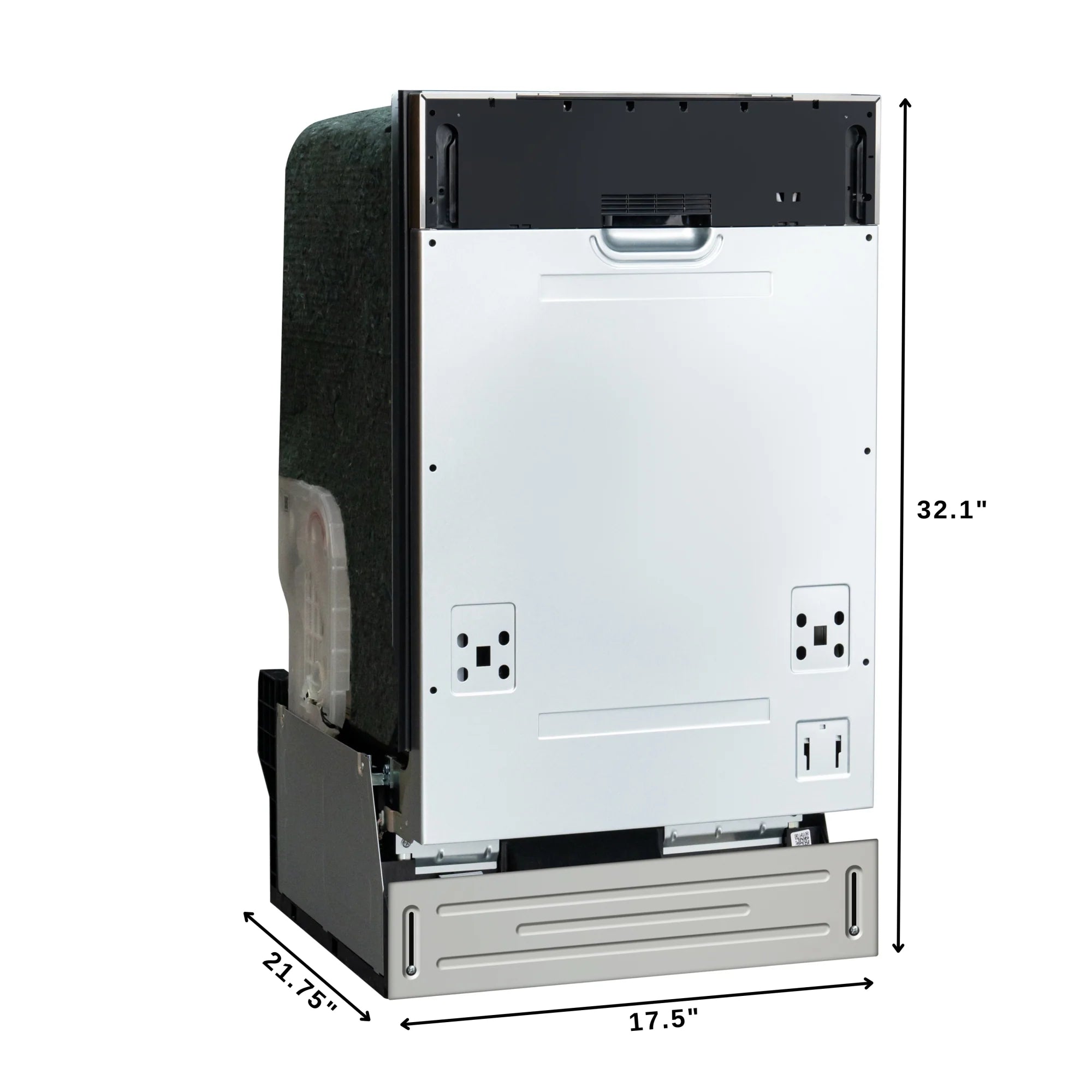 ADA Panel Ready with 8 Place Settings 52 DB Dishwasher in Stainless-Steel, 18 In.