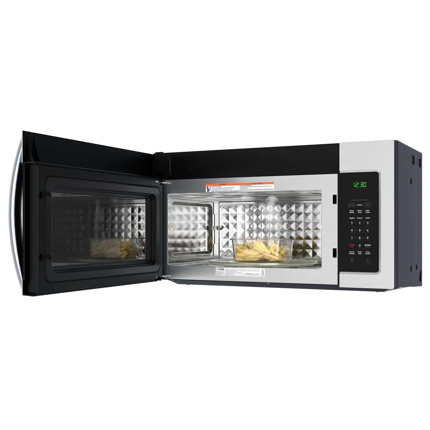 Over-the-Range Convection Microwave Oven in Black, 30 in. 1.5 cu.ft