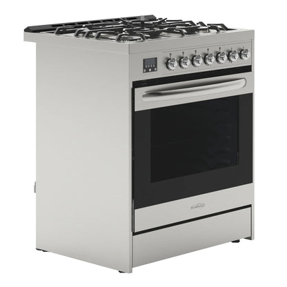 Stainless-Steel Professional Gas Range, 30 In.