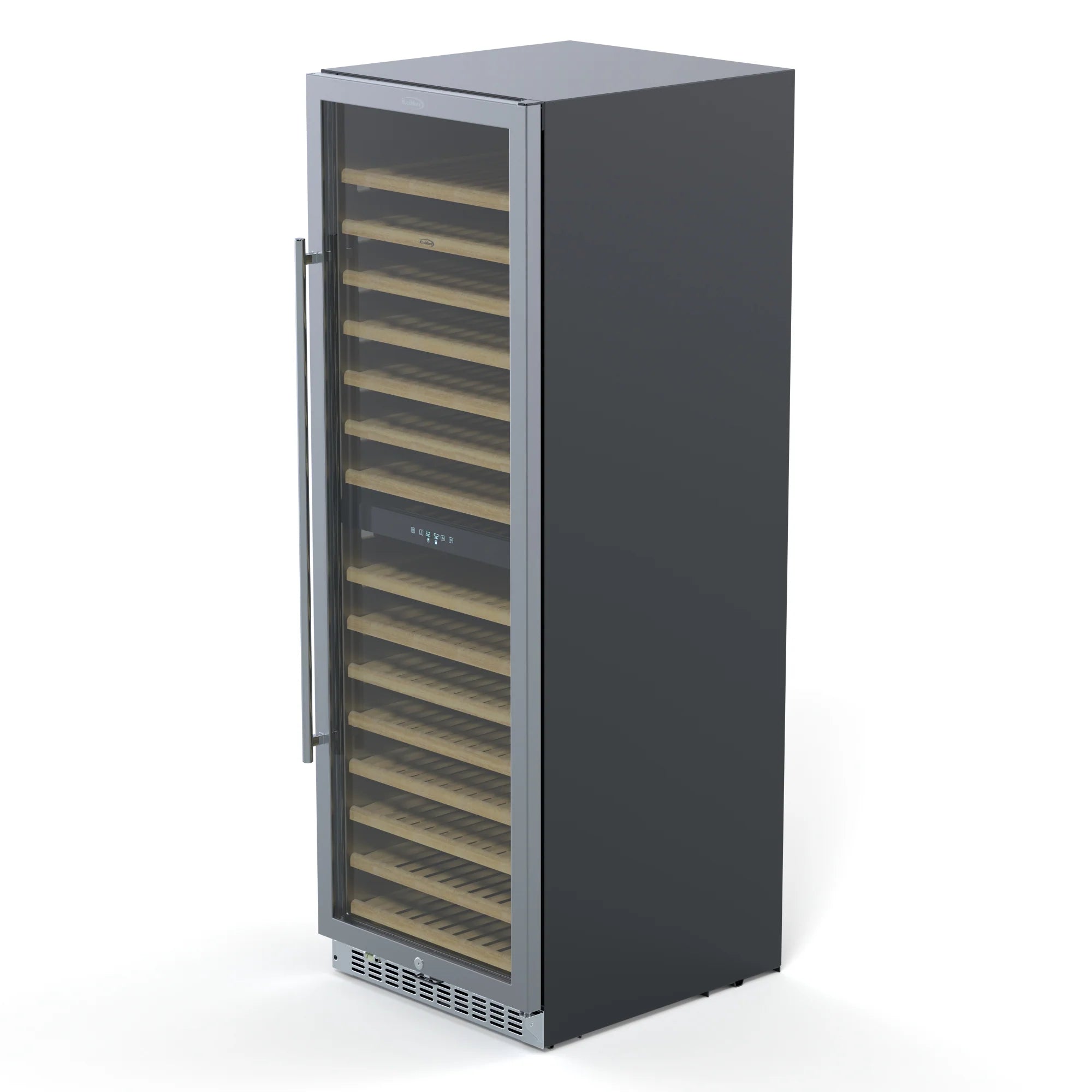 Dual Zone, Full Glass Door, Wine Cooler Refrigerator, Freestanding or Built-In Unit, 23 in, 15.1 cu ft.