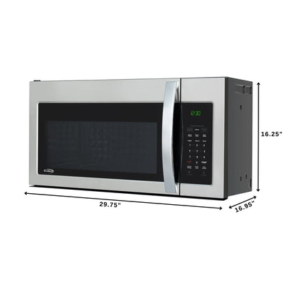 Over-the-Range Convection Microwave Oven in Black, 30 in. 1.5 cu.ft