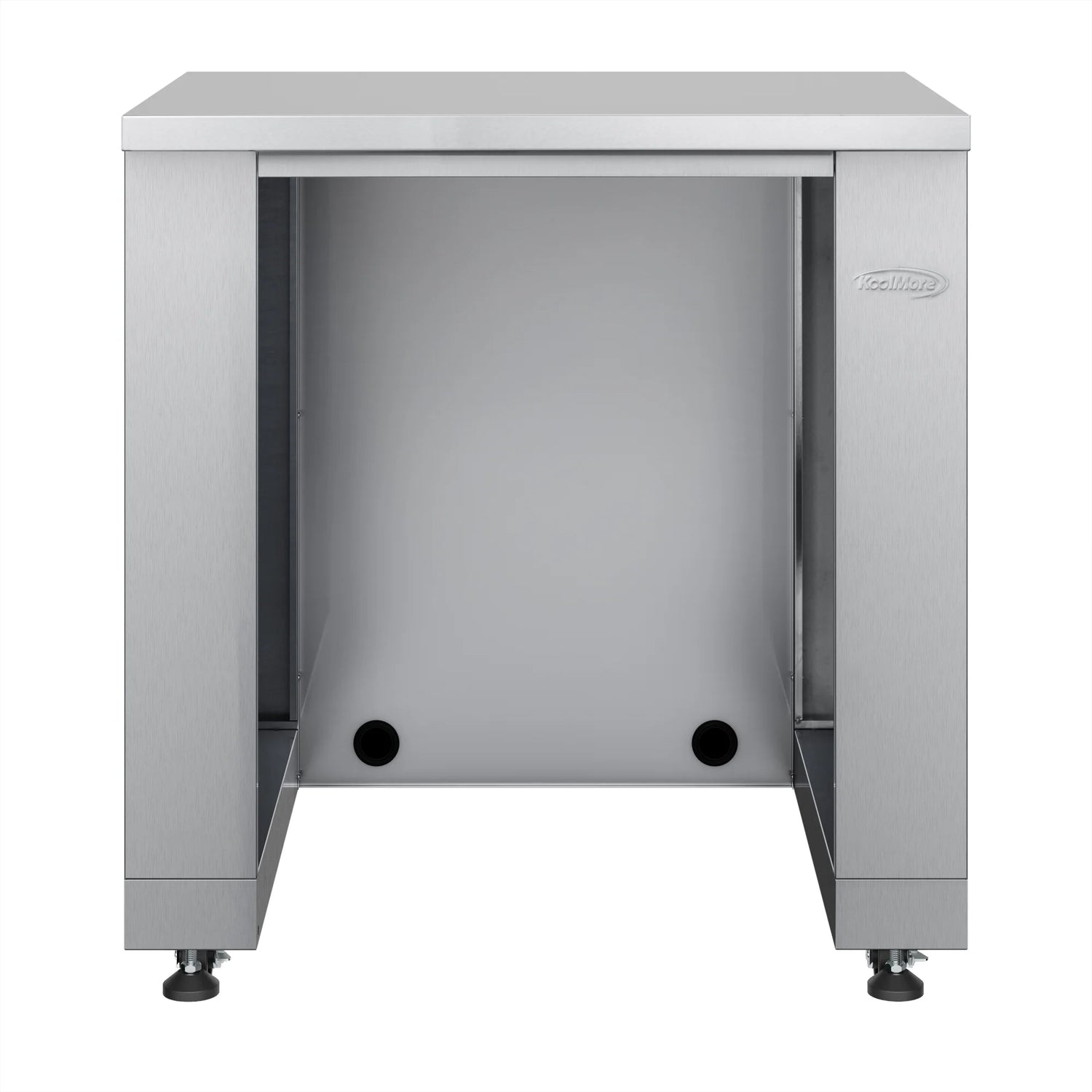 KoolMore Outdoor Kitchen Series Modular Kitchen with a Dual Fuel Pizza Oven, Refrigerator and Cabinet, Sink, 30 in. BBQ Grill And Grill Cabinet in Stainless-Steel