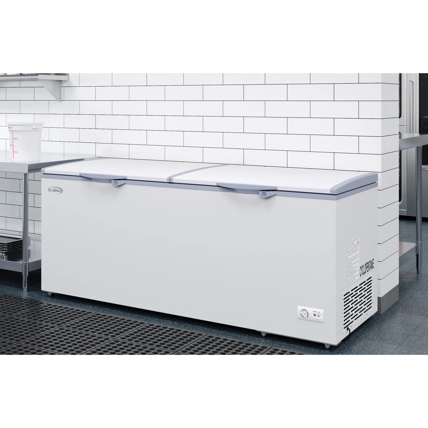 Commercial Chest Freezer, 77 In. 24 cu ft.