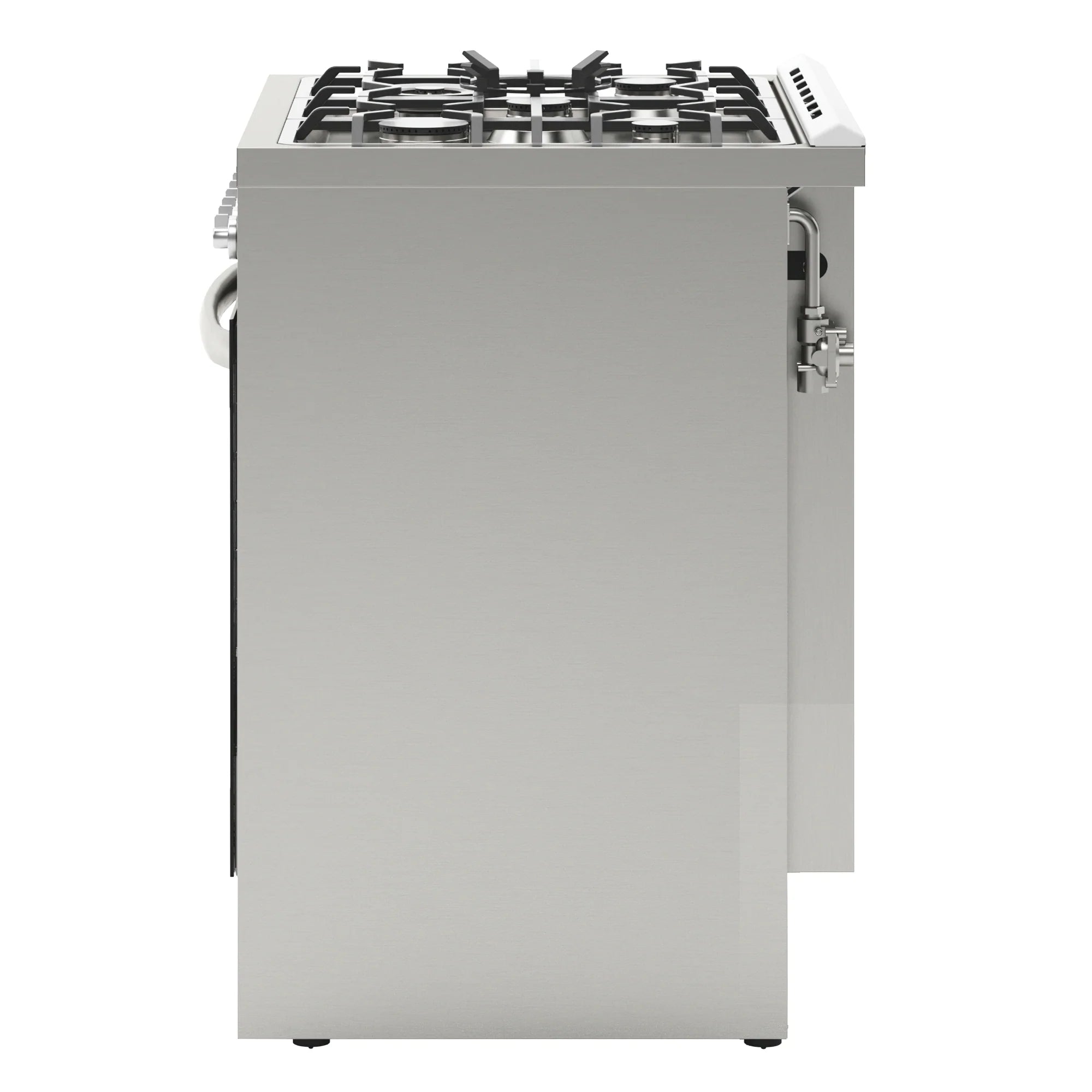 Stainless-Steel Professional Gas Range, 30 In.