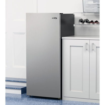 Garage Ready Convertible Upright Manual Defrost Freezer/Refrigerator in Stainless Steel 7 cu. ft.