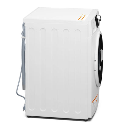 Stackable Front Load Compact Washing Machine in White 2.7 cu. ft.