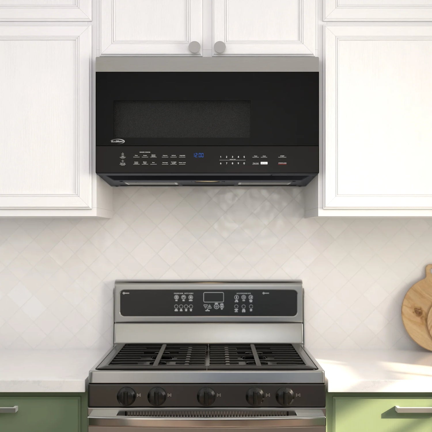 Over-the-Range Microwave Oven in Black, 30 in. 1.6 cu.ft.