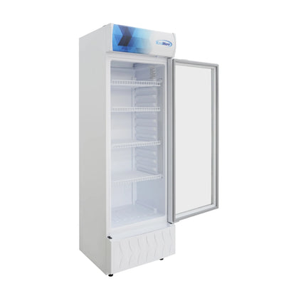 One-Door Commercial Merchandiser Refrigerator in White, 22 in 9 cu. ft.