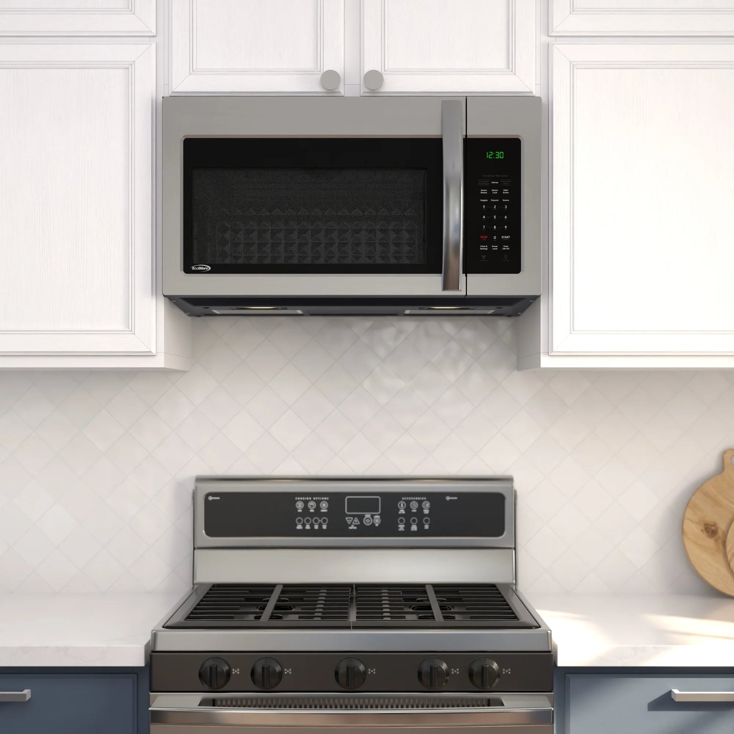Over-the-Range Convection Microwave Oven in Black, 30 in. 1.5 cu.ft