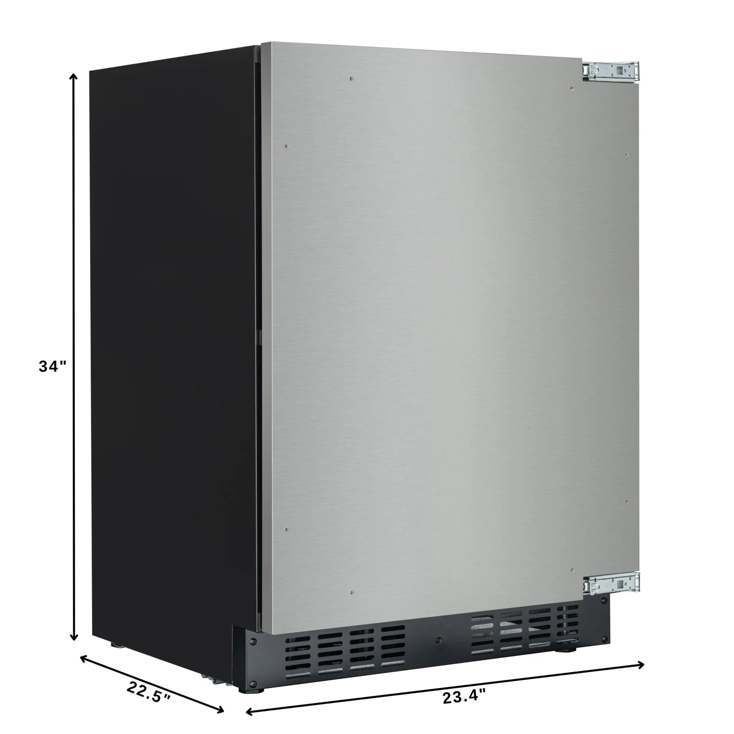 Panel Ready Compact Refrigerator, 5 cu. ft. in Black, 24 In.