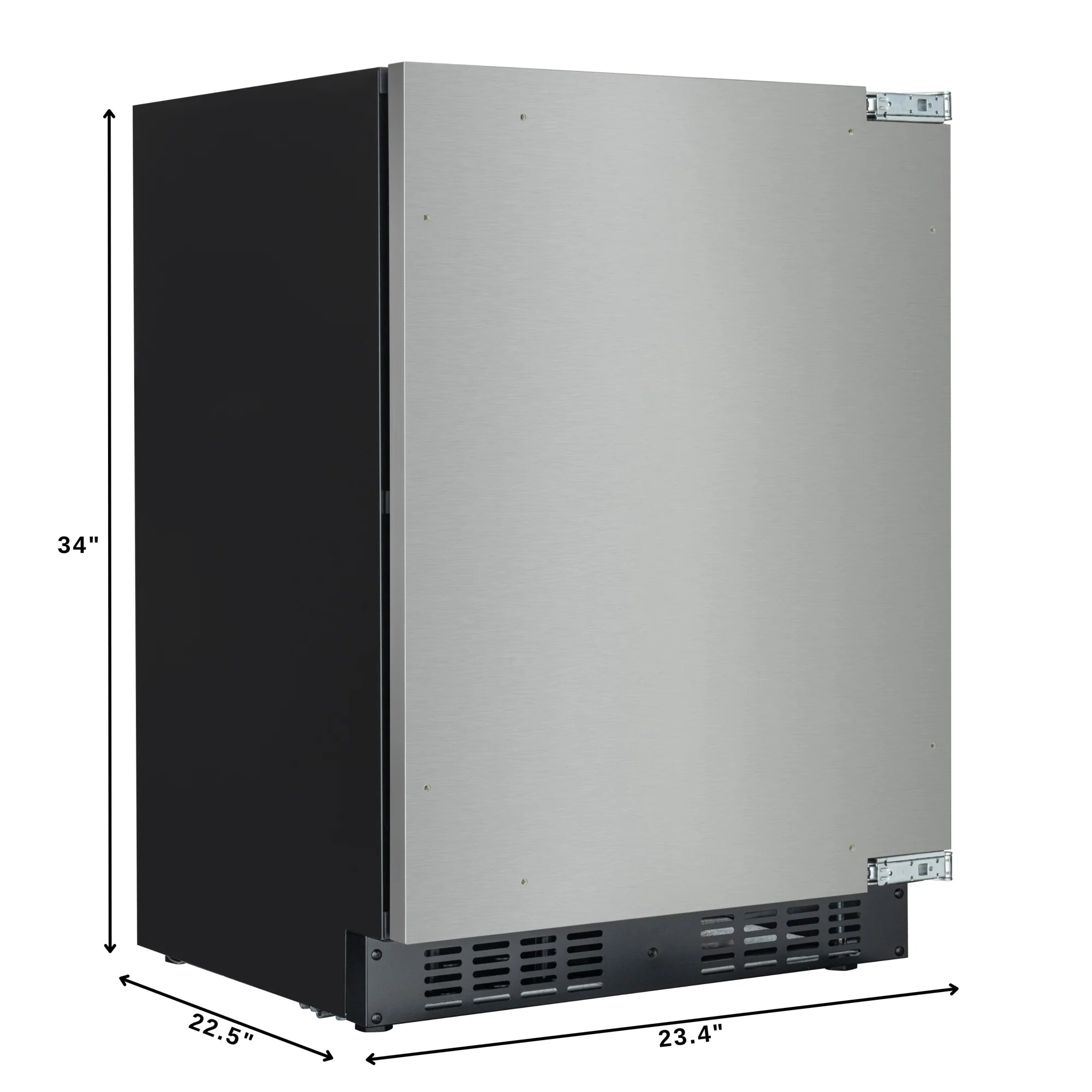 Panel Ready Compact Refrigerator, 5 cu. ft. in Black, 24 In.