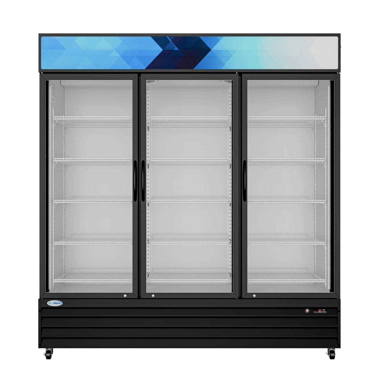 Three-Door Merchandiser Refrigerator 71 in, 56 Cu. Ft.