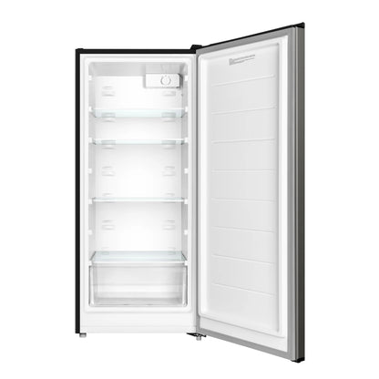Garage Ready Convertible Upright Manual Defrost Freezer/Refrigerator in Stainless Steel 7 cu. ft.