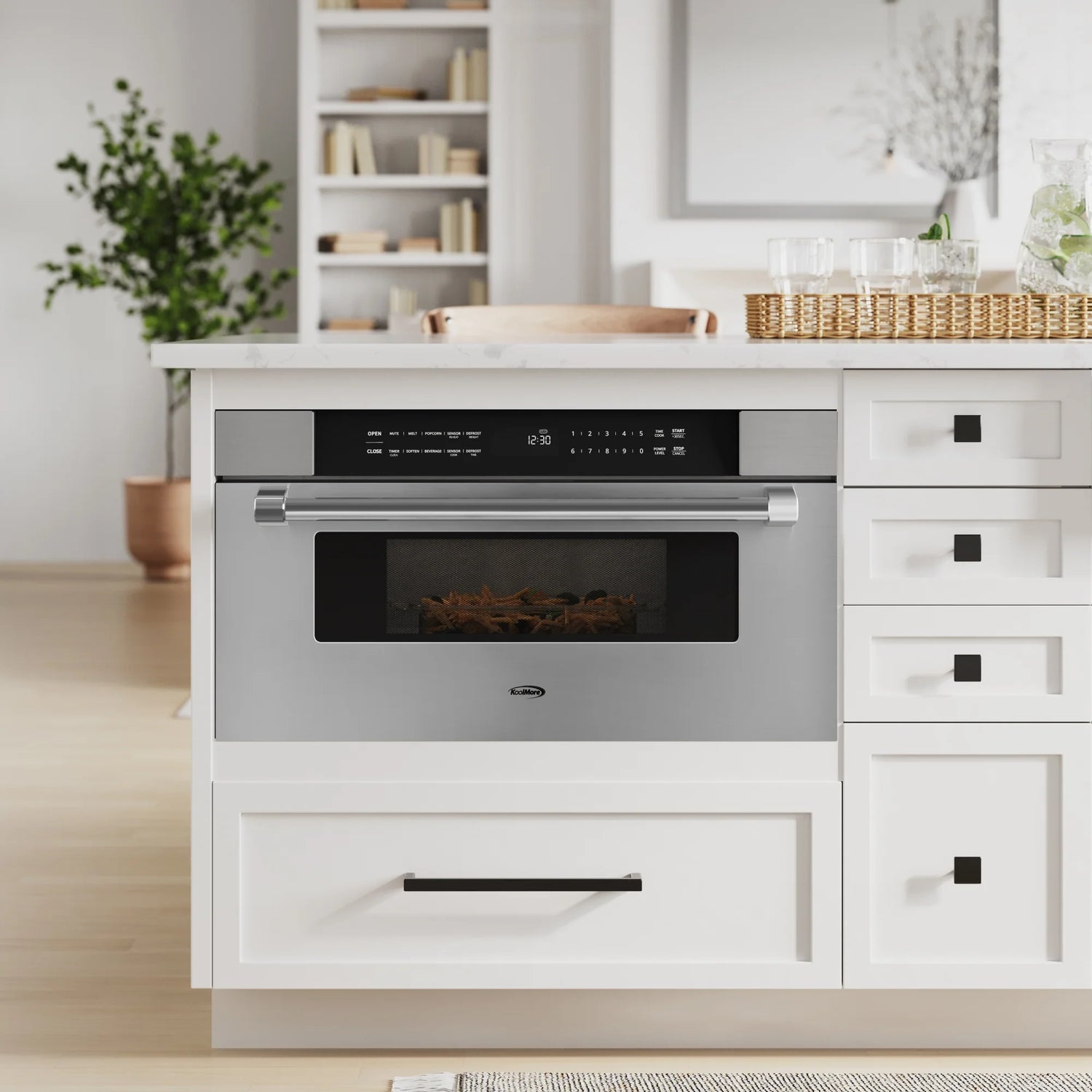 Microwave Drawer, 1.2 cu. ft. Capacity in Stainless-Steel, 30 In.