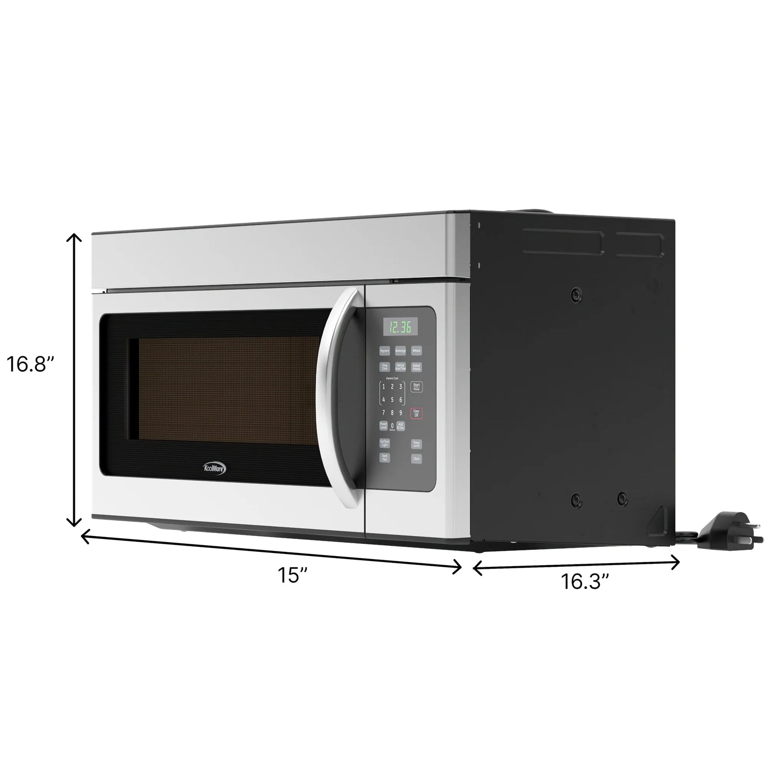 Over the Range Stainless Steel Microwave, 1.6 cu. ft.