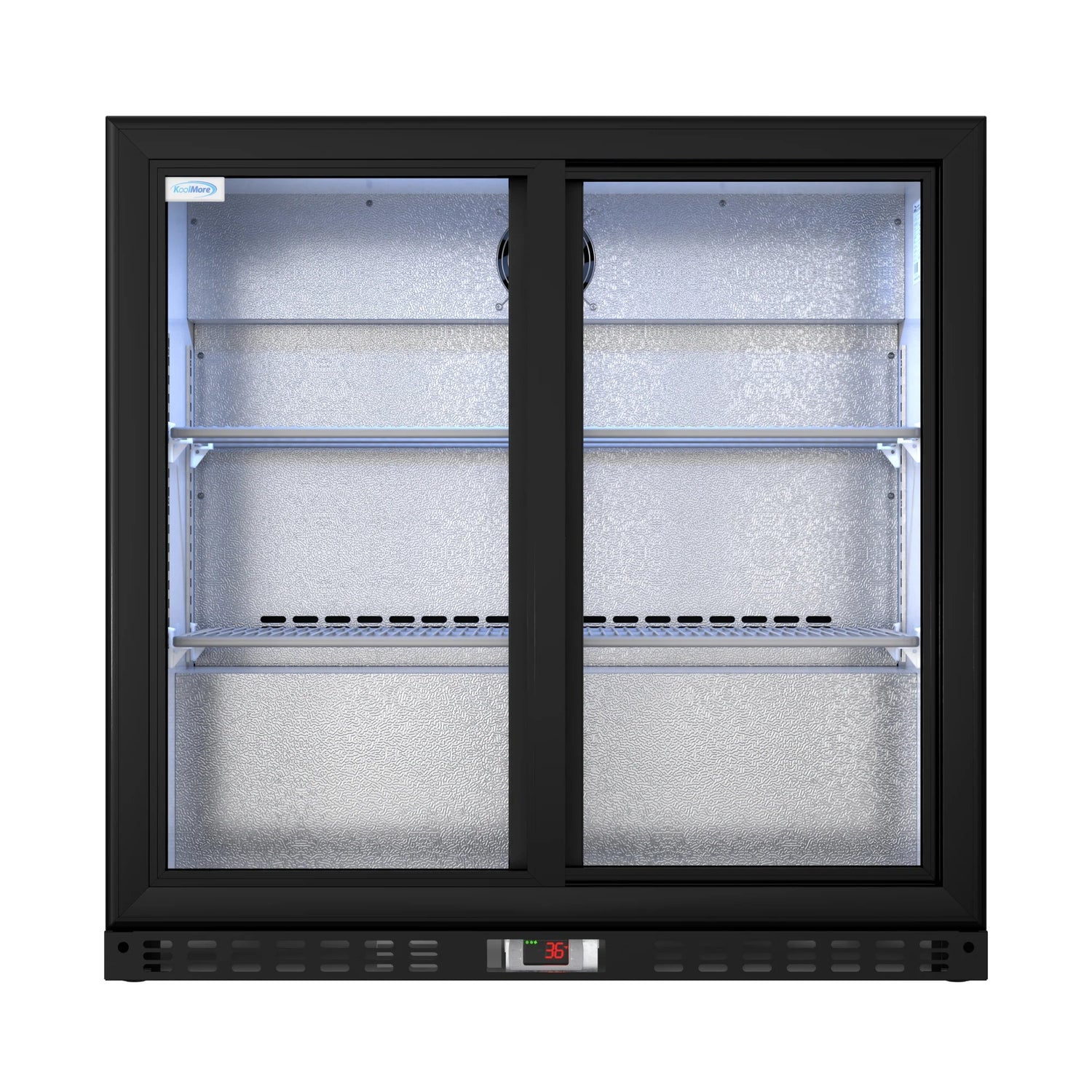 Two-Door Back Bar Refrigerator - 7.4 Cu Ft. 35 In.