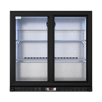 Two-Door Back Bar Refrigerator - 7.4 Cu Ft. 35 In.