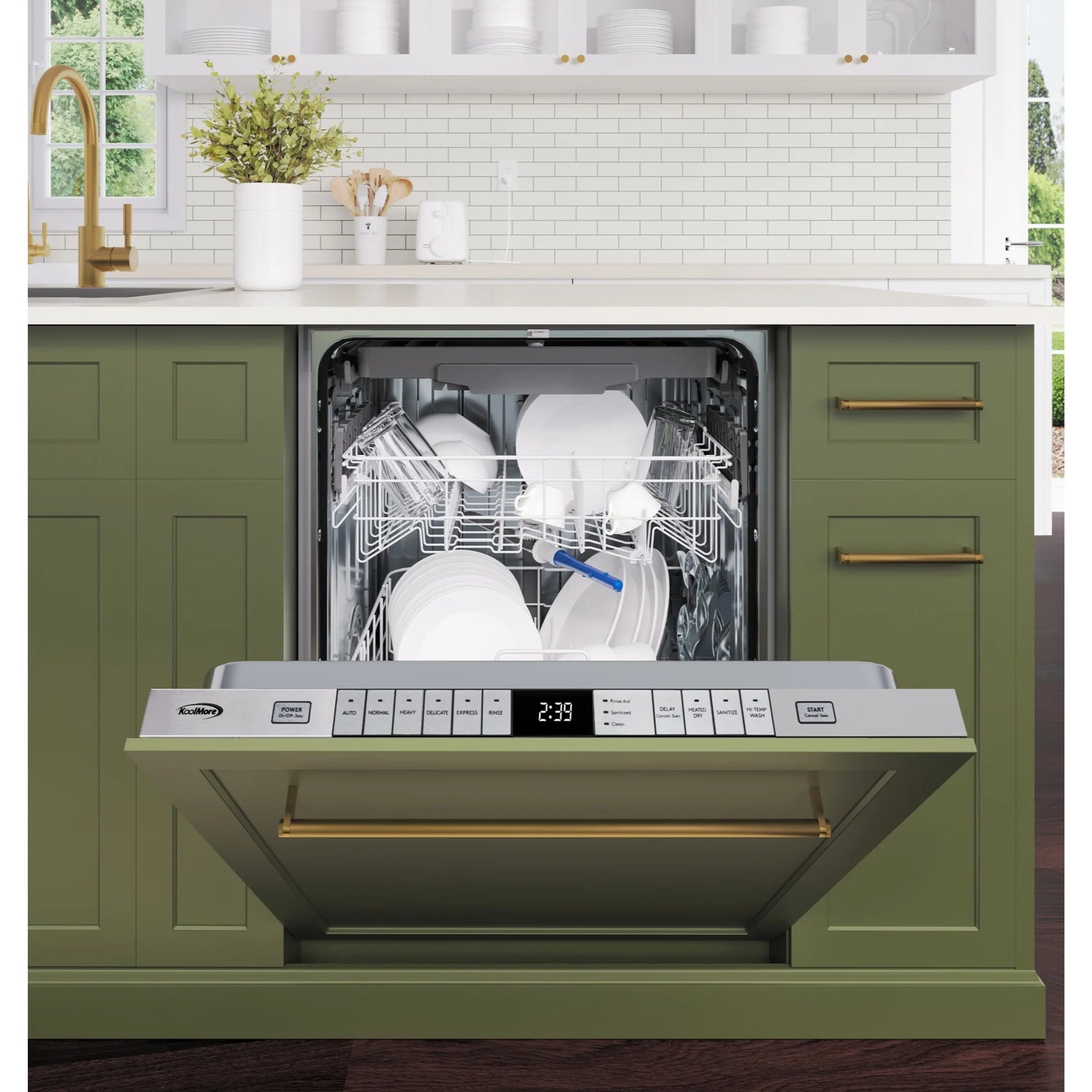 Panel Ready 14 Place Settings 45 DB Dishwasher in Stainless-Steel, 24 In.