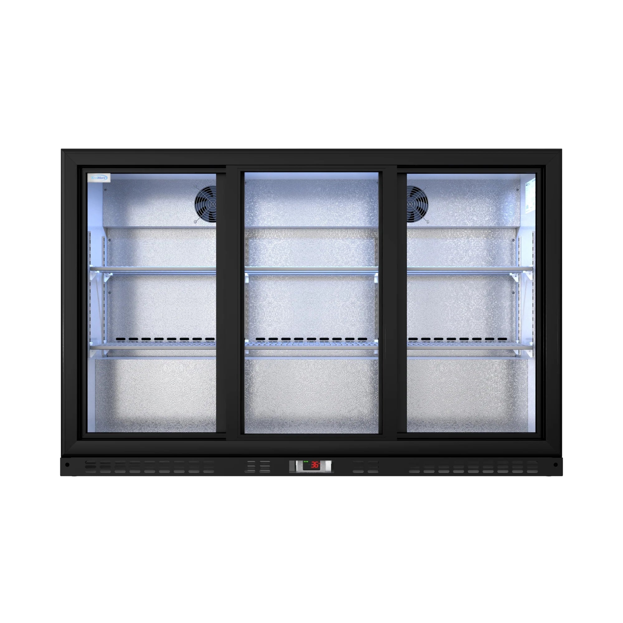 Three-Door Back Bar Refrigerator - 11.3 Cu Ft. 53 In.