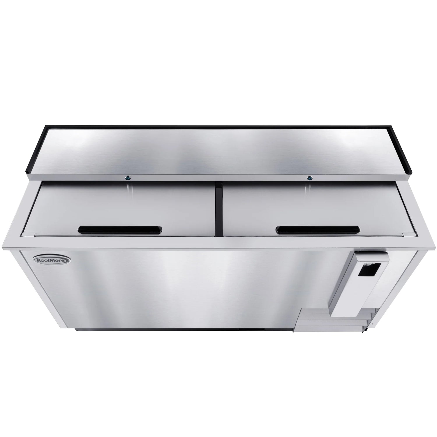 Commercial Bottle Cooler with Built-In Opener, ETL Listed, 19 cu. ft. 65 In.