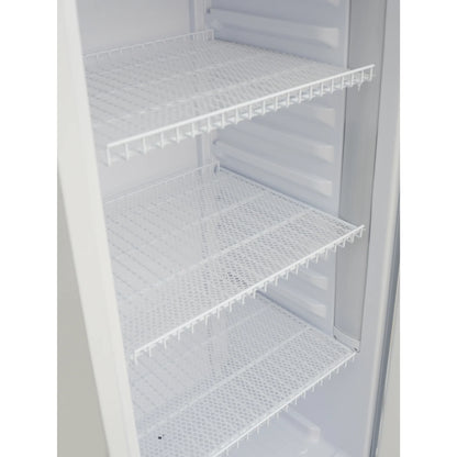 One-Door Commercial Merchandiser Refrigerator in White, 22 in 9 cu. ft.