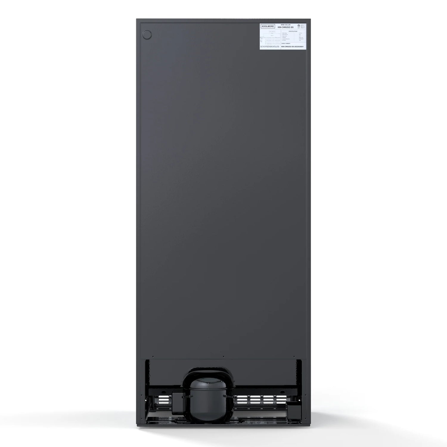 Dual Zone, Full Glass Door, Wine Cooler Refrigerator, Freestanding or Built-In Unit, 23 In 9.7 cu ft.