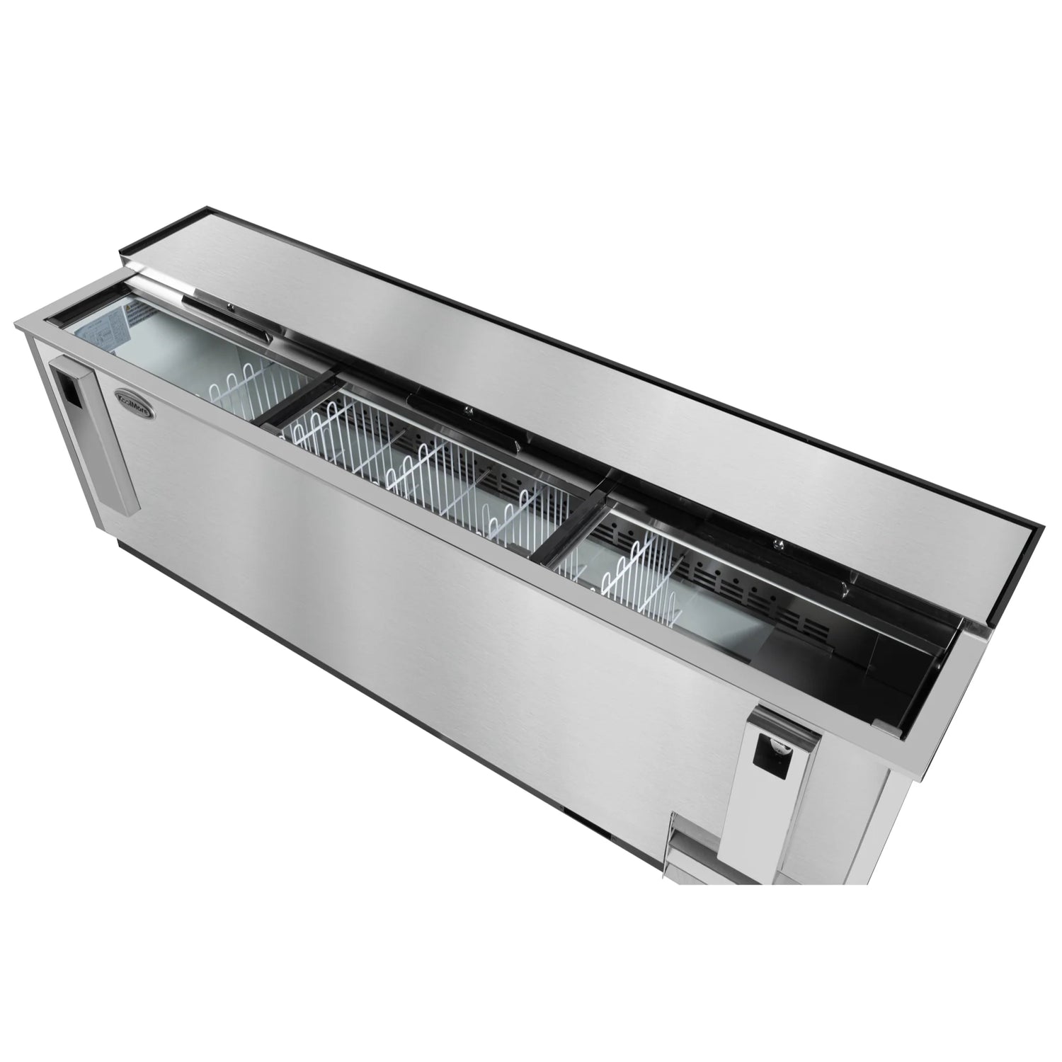 Commercial Bottle Cooler with Built-In Opener, ETL Listed, 30 cu. ft. 95 In.