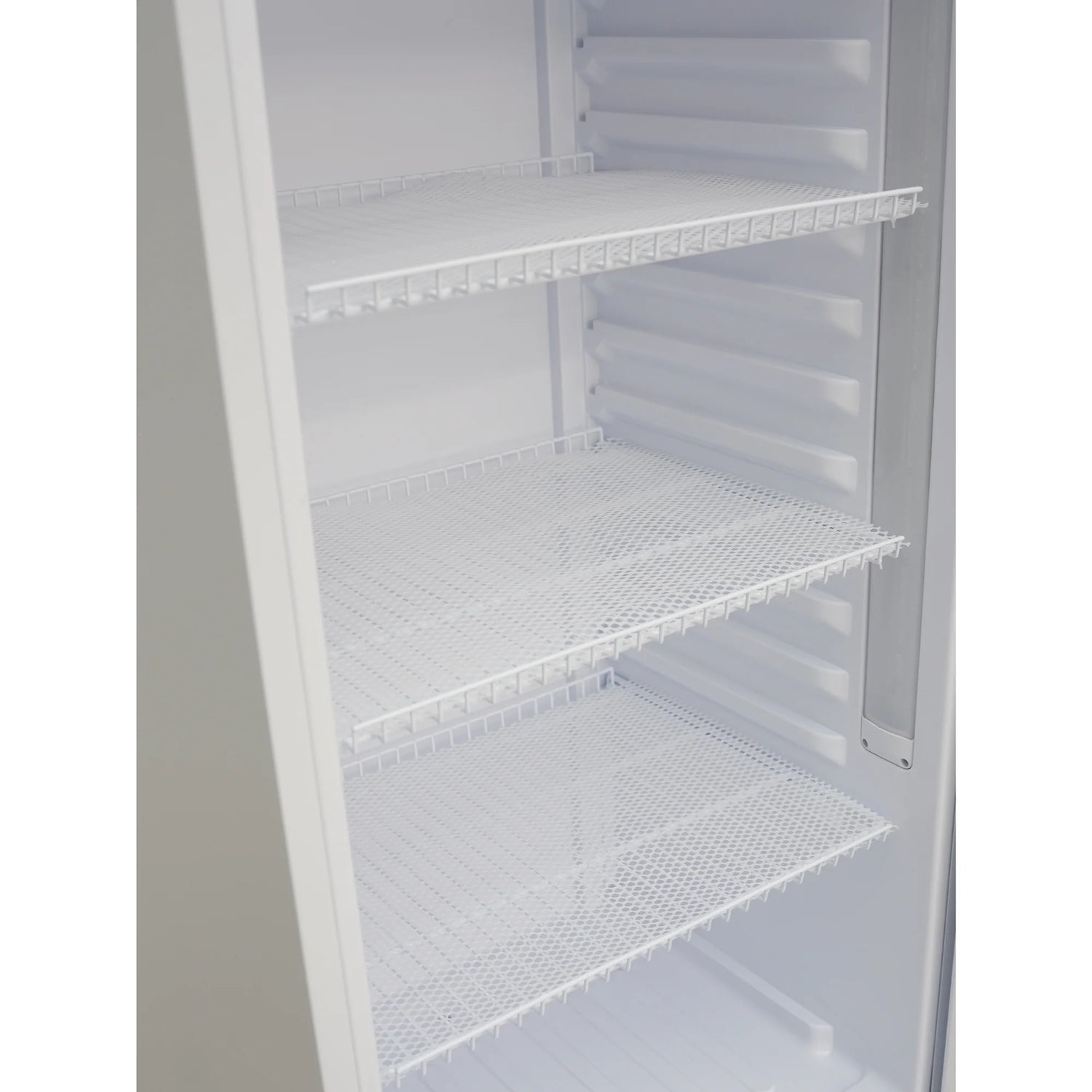 One-Door Commercial Merchandiser Refrigerator in White 24 in, 12 cu. ft.